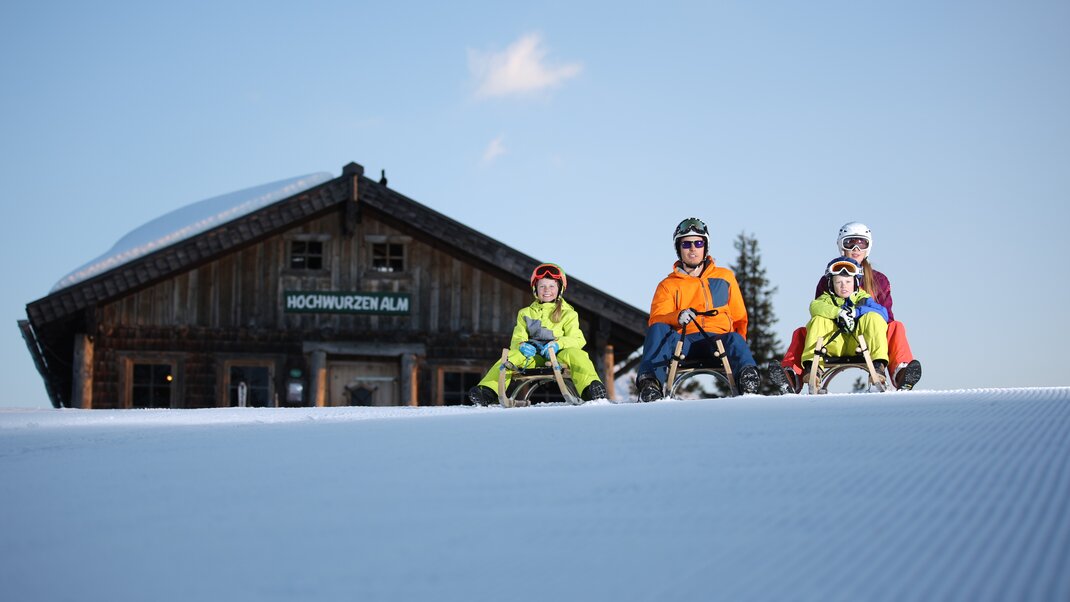 Nachtrodeln auf der Hochwurzen in Schladming-Dachstein | © Gregor Hartl